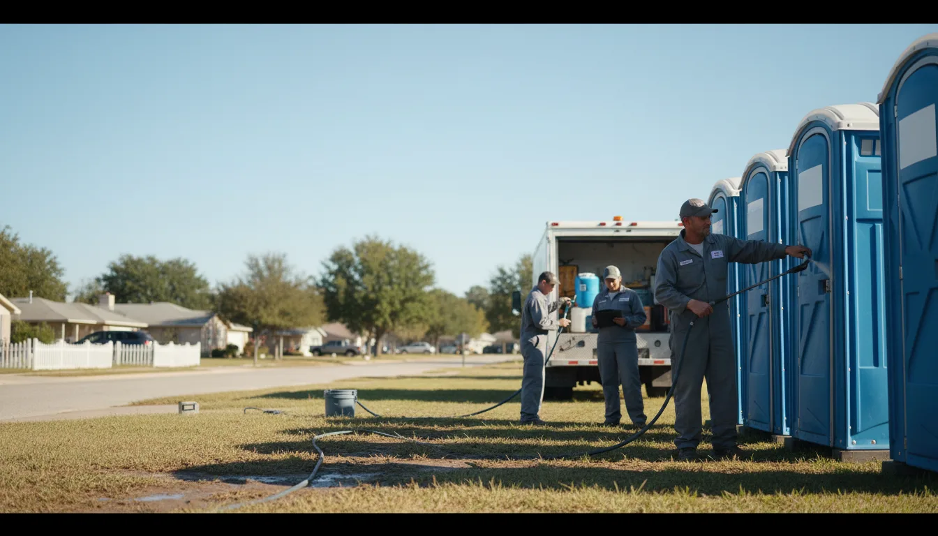 Long-Term Portable Toilet Rental in Gainesville, AL near me